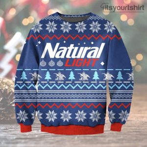 Natural Light Blue Ugly Sweater