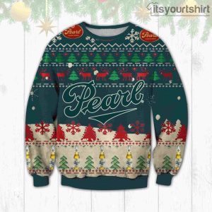 Pearl Brewing Company Beer Christmas Ugly Sweater