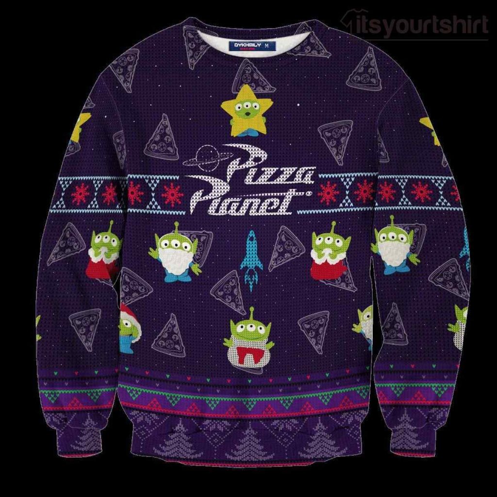 Pizza Planet Toy Story Disney Ugly Christmas Sweater