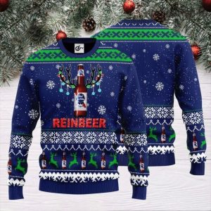 Reinbeer Pabst Blue Ribbon Ugly Sweater