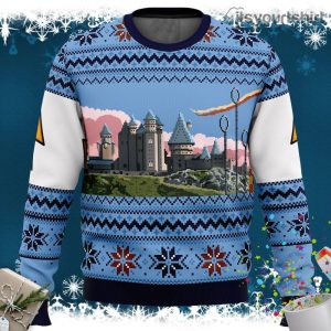 Retro Hogwarts Harry Potter Ugly Christmas Sweater