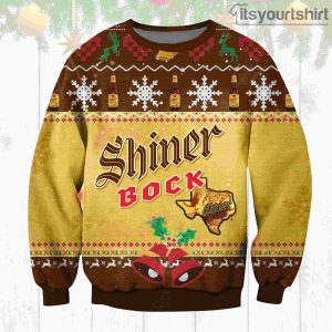 Shiner Bock Beer Christmas Ugly Sweater