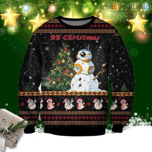 Star Wars Bb-8 Snowflake Ugly Christmas Sweater