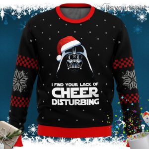 Star Wars Darth Vader Lack Of Cheer Ugly Christmas Sweater