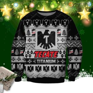 Tecate Titanium Beer Christmas Ugly Sweater