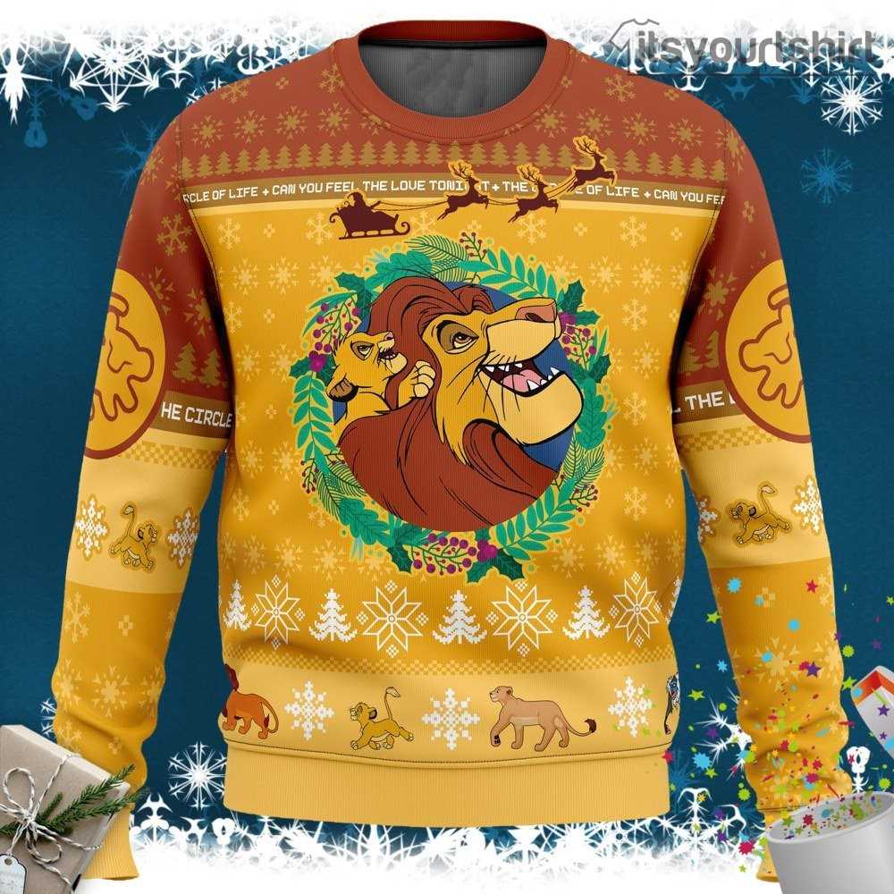The Lion King Disney Ugly Christmas Sweater