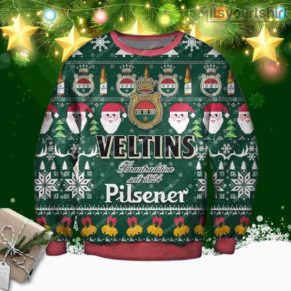 Veltins Pilsener Beer Christmas Ugly Sweater