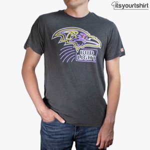 Baltimore Ravens Bud Light Black T-Shirt