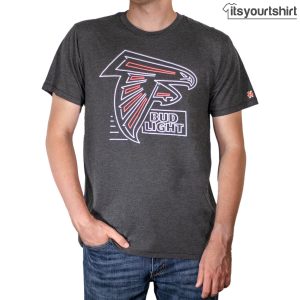Black Bud Light Atlanta Falcons T-Shirts