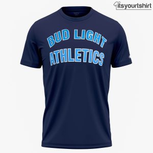 Bud Light Athletics Men_s Blue Champion Tshirts