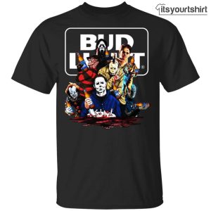 Bud Light Horror Characters  Party T-Shirts
