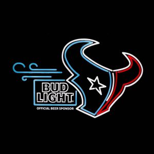 Bud Light Houston Texans Nfl Led Sign Custom T-Shirt