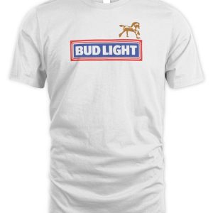 Bud Light Merch Golden Horse Tshirts
