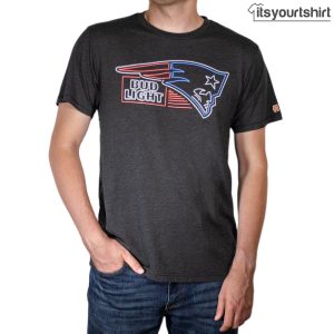 Bud Light New England Patriots Black Tshirt