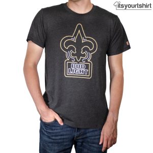 Bud Light New Orleans Saints Nfl Led Sign Tshirts 1