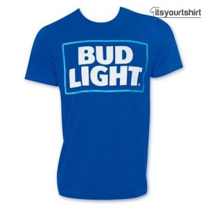 Bud Light New Royal Blue 2Xl Custom T Shirt