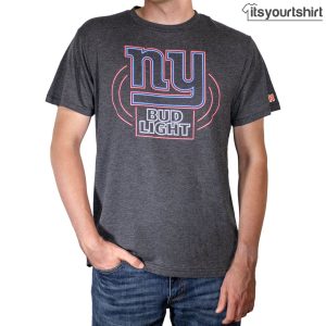 Bud Light New York Giants Nfl Led Sign Custom T Shirts