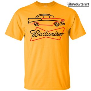 Budweiser Beer Brand Label Custom T-Shirt