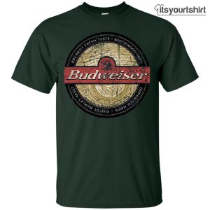 Budweiser Beer Brand Label T-shirts Beer Lover Gifts