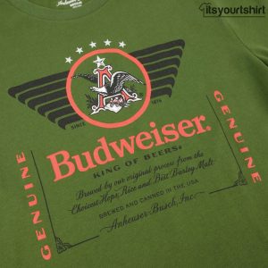 Budweiser Military Inspired T Shirt 2