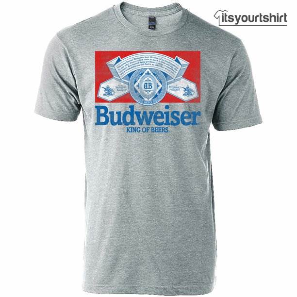 Budweiser Official Beer Drinking Tshirts 1