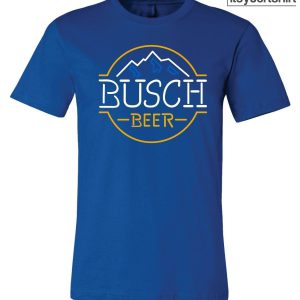 Busch Beer Blue Men_s Neon T-shirts