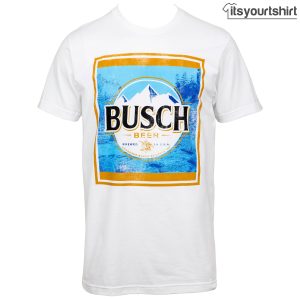 Busch Beer Jumbo Print Vintage Label Custom T-Shirts