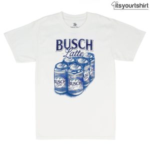Busch Latte 6Pk Tshirts 1