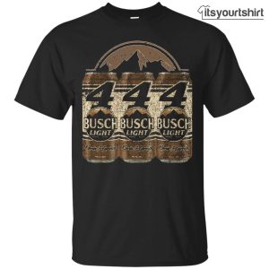 Busch Light Beer Brand Label Graphic T Shirt 1