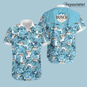 Busch Light Beer Tropical Hawaiian T Shirts