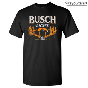 Busch Light Camouflaged Antlers T-Shirt