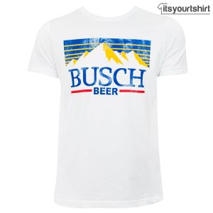 Busch Retro White Graphic Tee