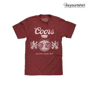 Coors Banquet Beer Golden Colorado L Custom T-Shirts