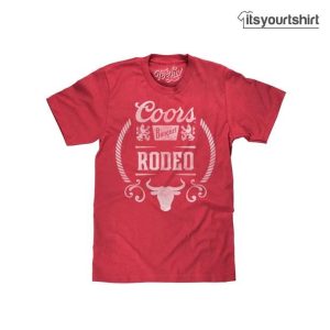 Coors Banquet Beer Rodeo Bull L T-Shirt