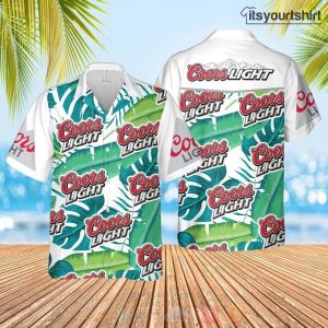 Coors Light Beer And Shorts Set Hawaiian Shirt