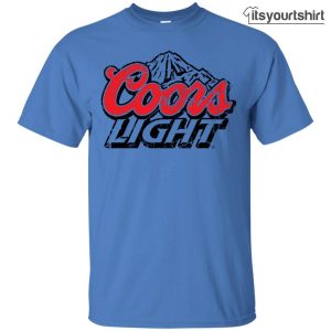 Coors Light Beer Brand Label Custom T Shirt