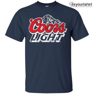 Coors Light Beer Brand Label Custom T Shirt Beer Lover Gift