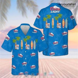 Coors Light Beer Hawaiian Shirts