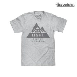 Coors Light Beer Mountain Tshirts