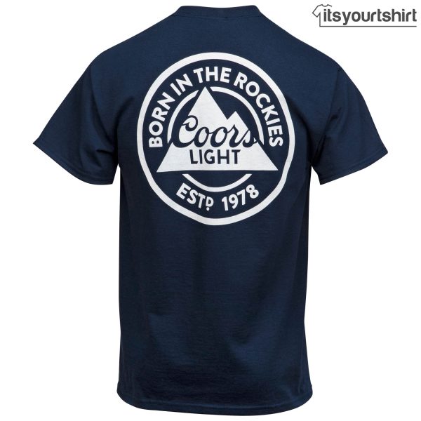 Coors Light Front And Back Pocket Tee T-Shirts