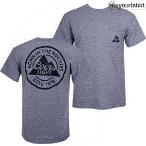 Coors Light Grey Pocket T Shirts 3