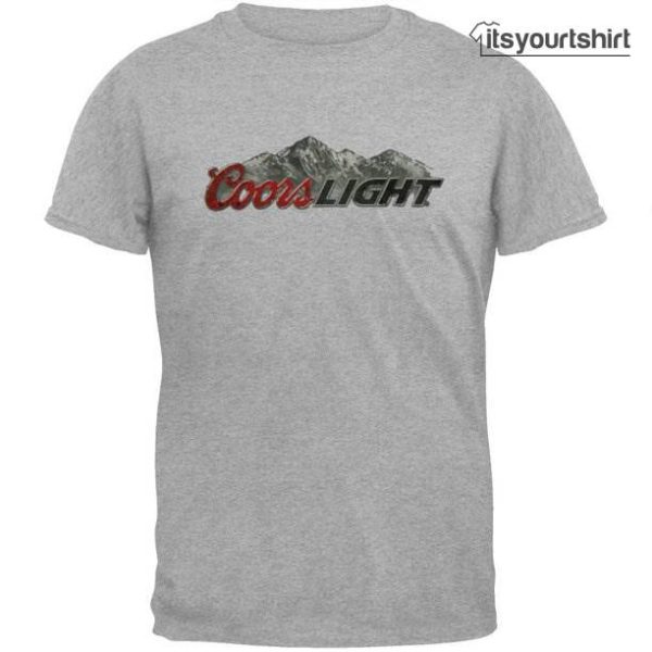 Coors Light Mountains T Shirts 1