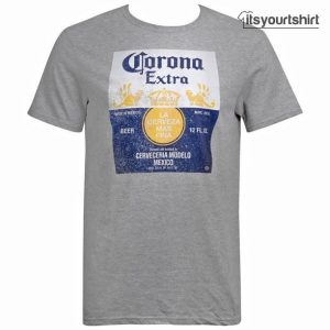 Corona Extra Bottle Label Custom T-Shirt