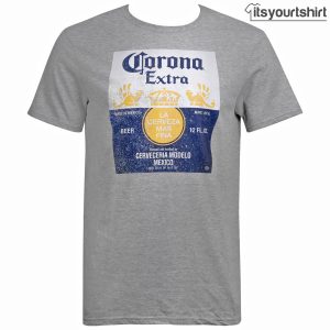 Corona Extra Bottle Label Tshirt