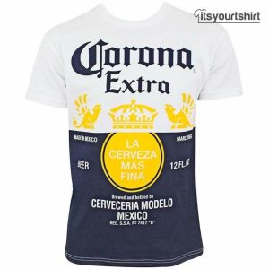 Corona Extra Bottle Label Tshirts