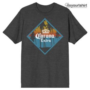 Corona Extra Charcoal Heather Custom T-Shirt