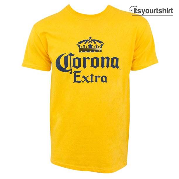 Corona Extra Crown Yellow Custom T Shirt 1