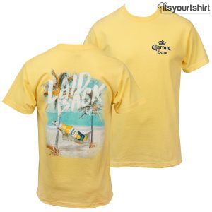 Corona Extra Laid Back Front And Print Graphic Tees 3