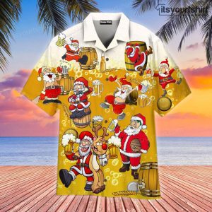 Dear Santa Heres Your Beer Hawaiian Shirt