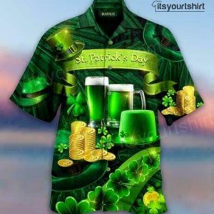 Green Beer St Patricks Day Best Hawaiian Shirts